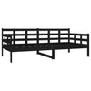 Dagseng svart heltre furu 90x190 cm