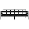 Dagseng svart heltre furu 90x190 cm