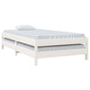 Stableseng hvit 80x200 cm heltre furu