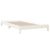 Stableseng hvit 80x200 cm heltre furu