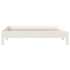Stableseng hvit 80x200 cm heltre furu