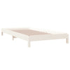 Stableseng hvit 90x190 cm heltre furu