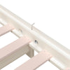 Stableseng hvit 90x190 cm heltre furu