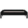 Stableseng svart 75x190 cm heltre furu