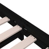 Stableseng svart 75x190 cm heltre furu