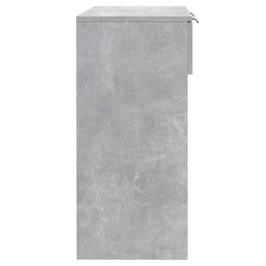 Konsollbord betonggrå 90x36x75 cm konstruert tre