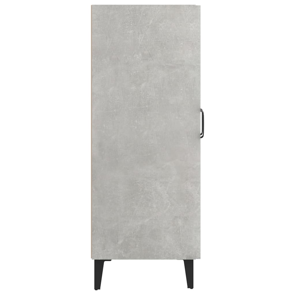 Skjenk betonggrå 69,5x34x90 cm konstruert tre