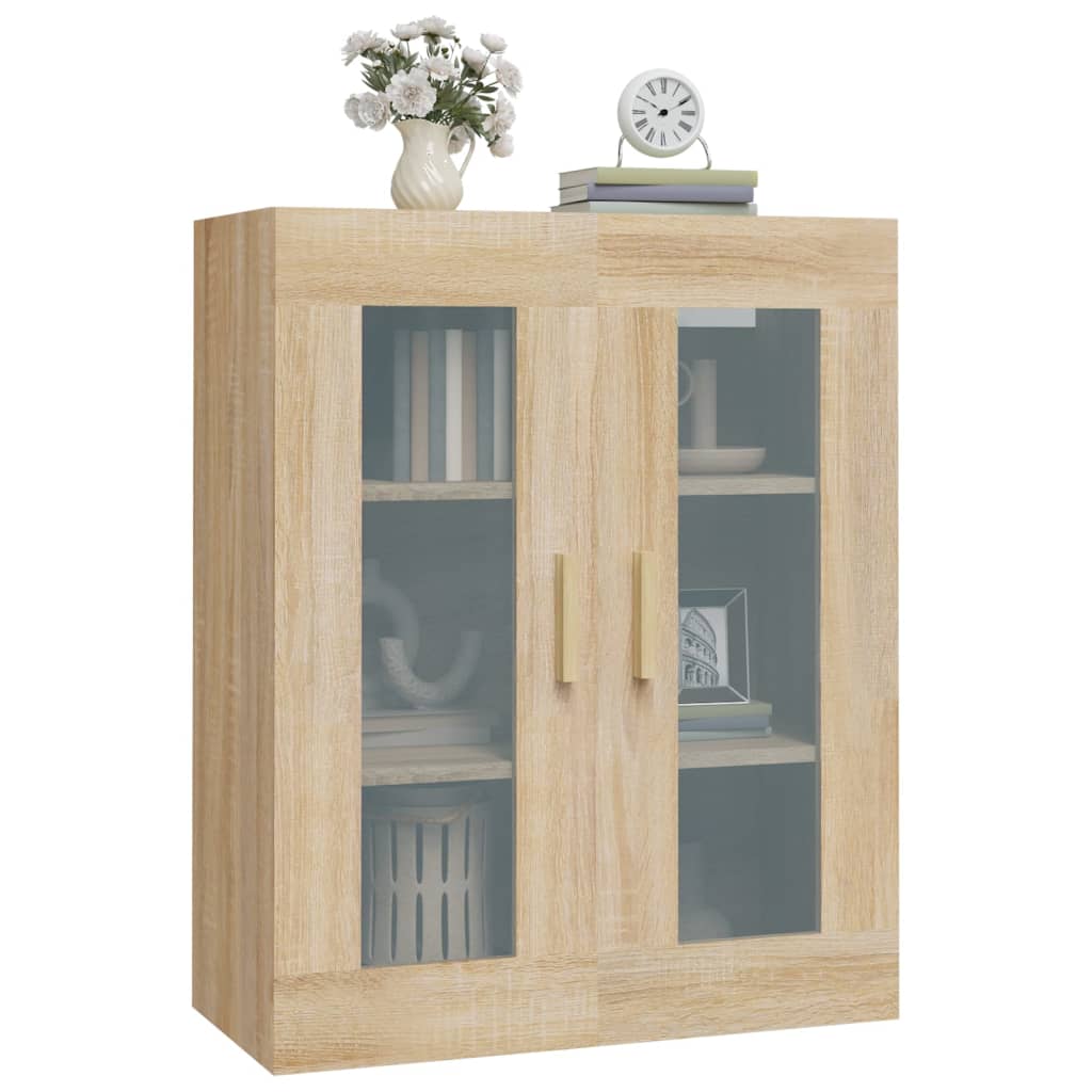 Hengende veggskap sonoma eik 69,5x34x90 cm