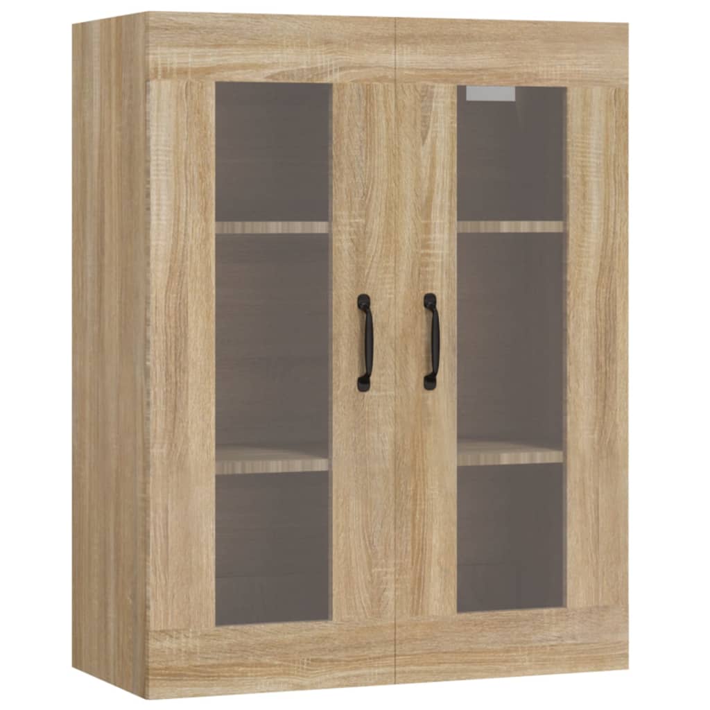 Hengende veggskap sonoma eik 69,5x34x90 cm