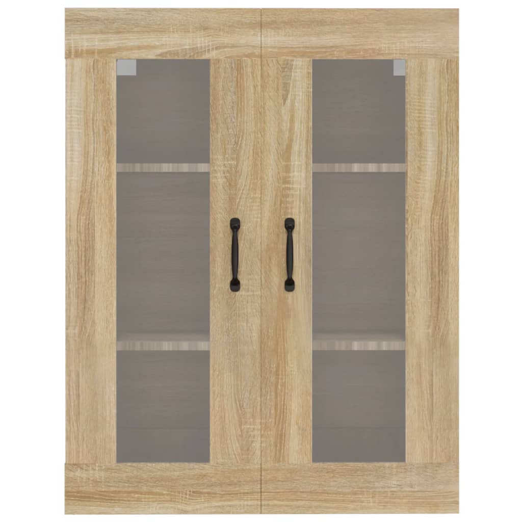 Hengende veggskap sonoma eik 69,5x34x90 cm