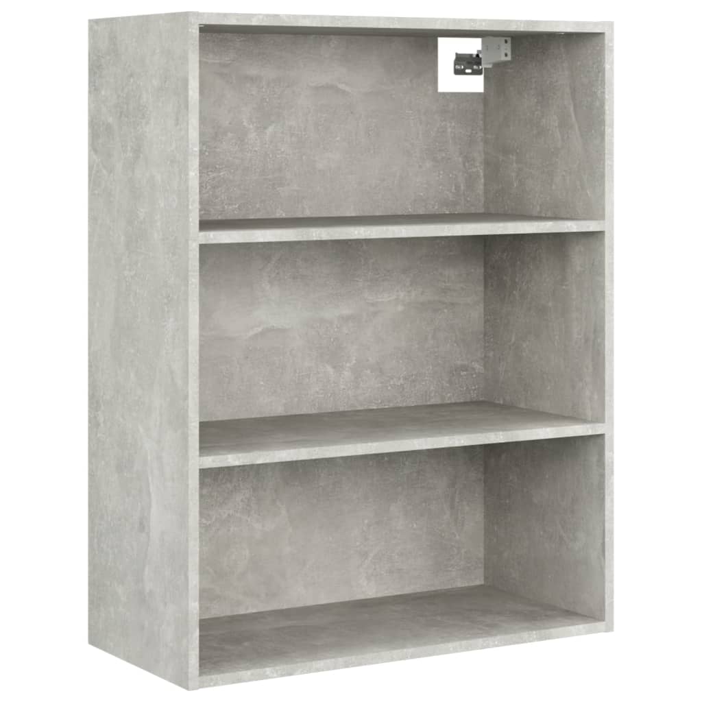 Hengende veggskap betonggrå 69,5x32,5x90 cm
