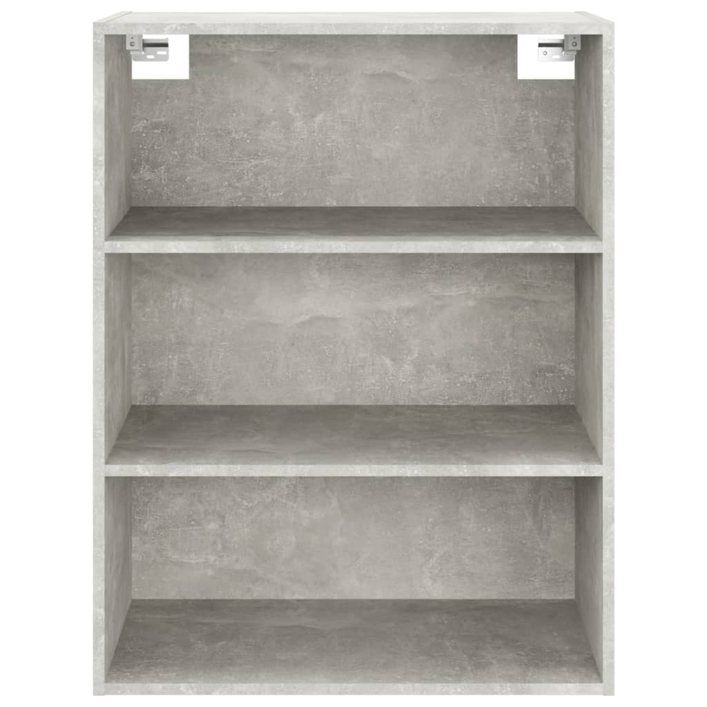 Hengende veggskap betonggrå 69,5x32,5x90 cm