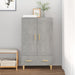 Highboard betonggrå 70x31x115 cm konstruert tre