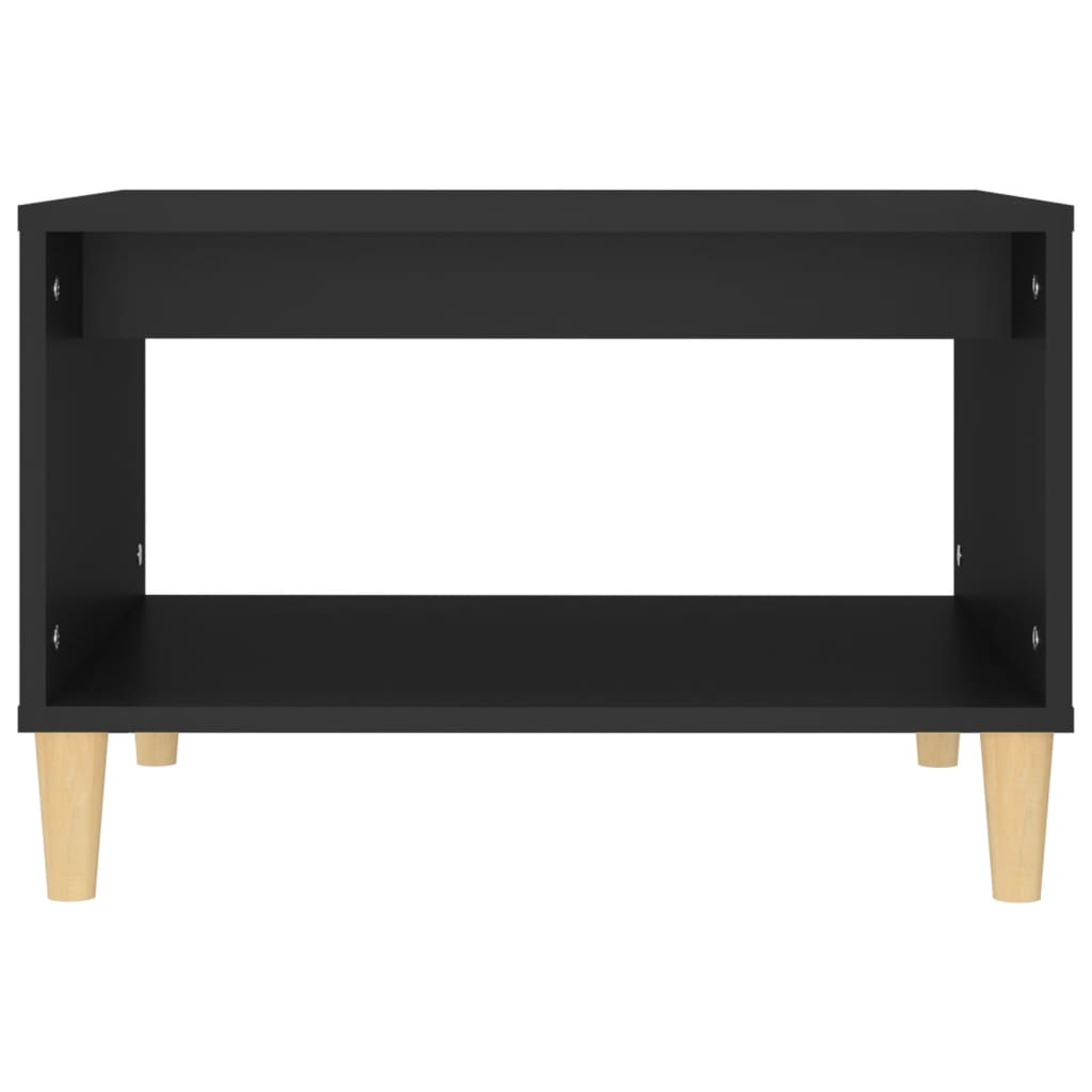 Salongbord svart 60x50x40 cm konstruert tre