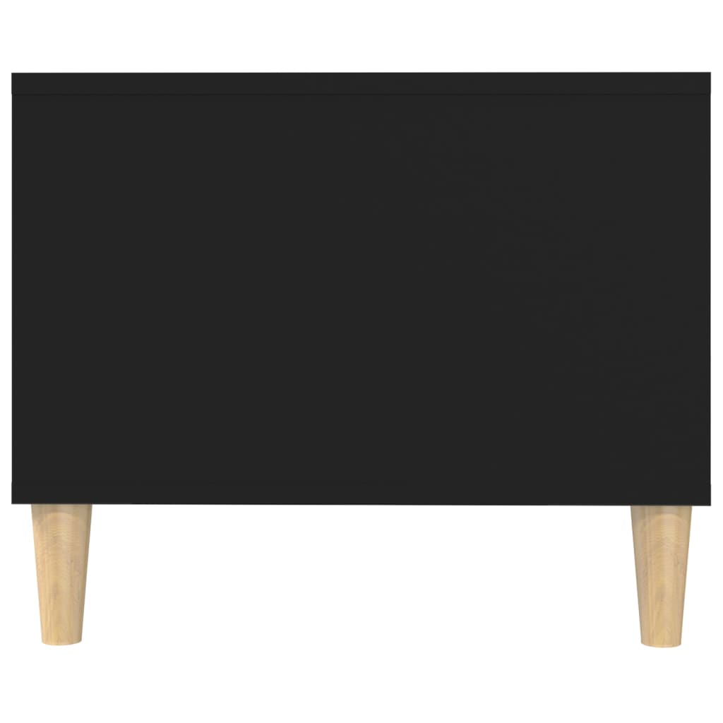Salongbord svart 102x50x40 cm konstruert tre