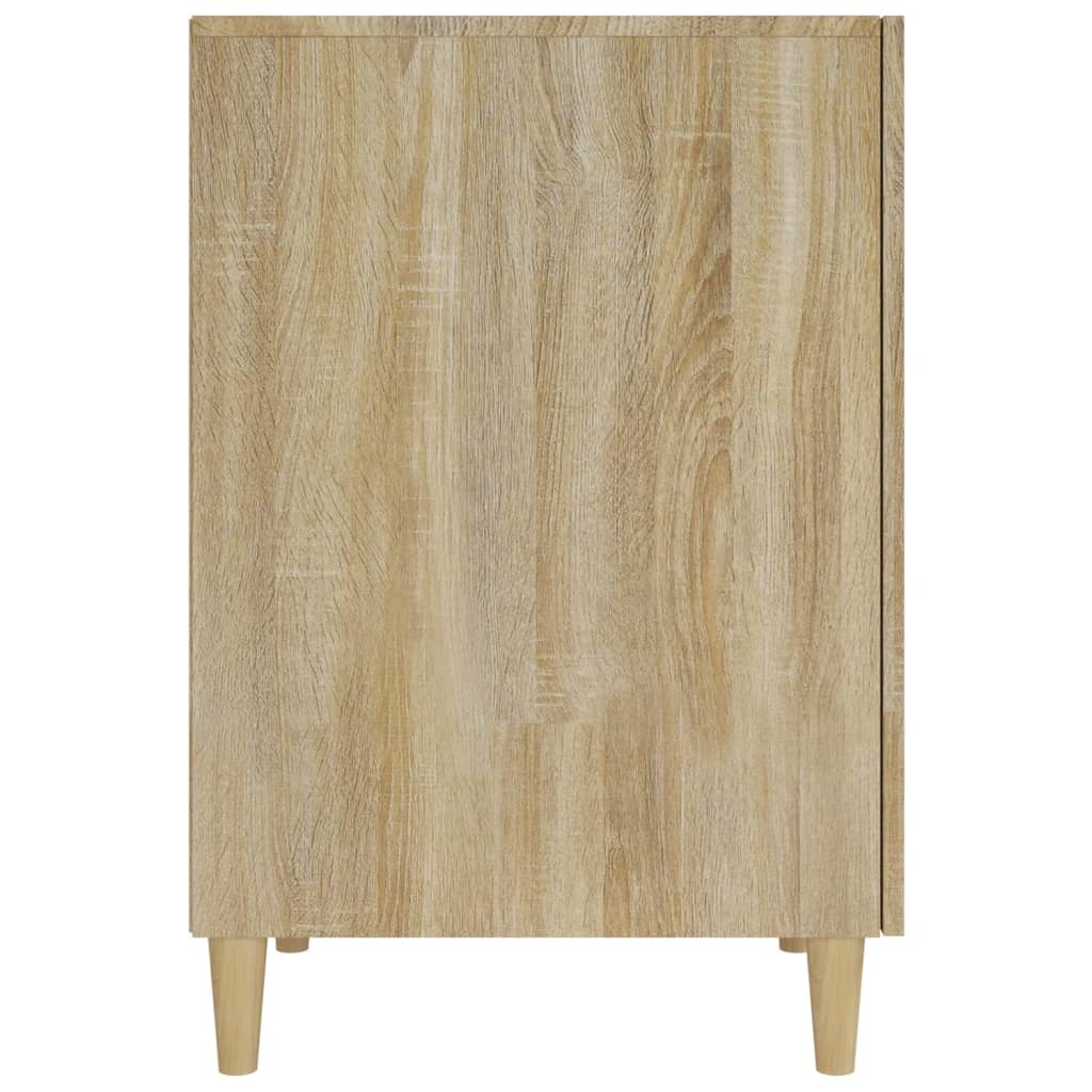 Skrivebord sonoma eik 140x50x75 cm konstruert tre