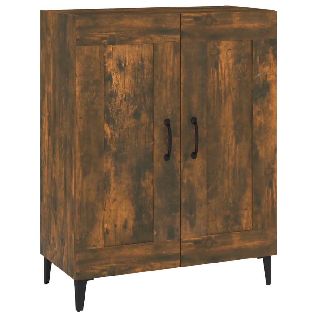 Skjenk røkt eik 69,5x34x90 cm konstruert tre