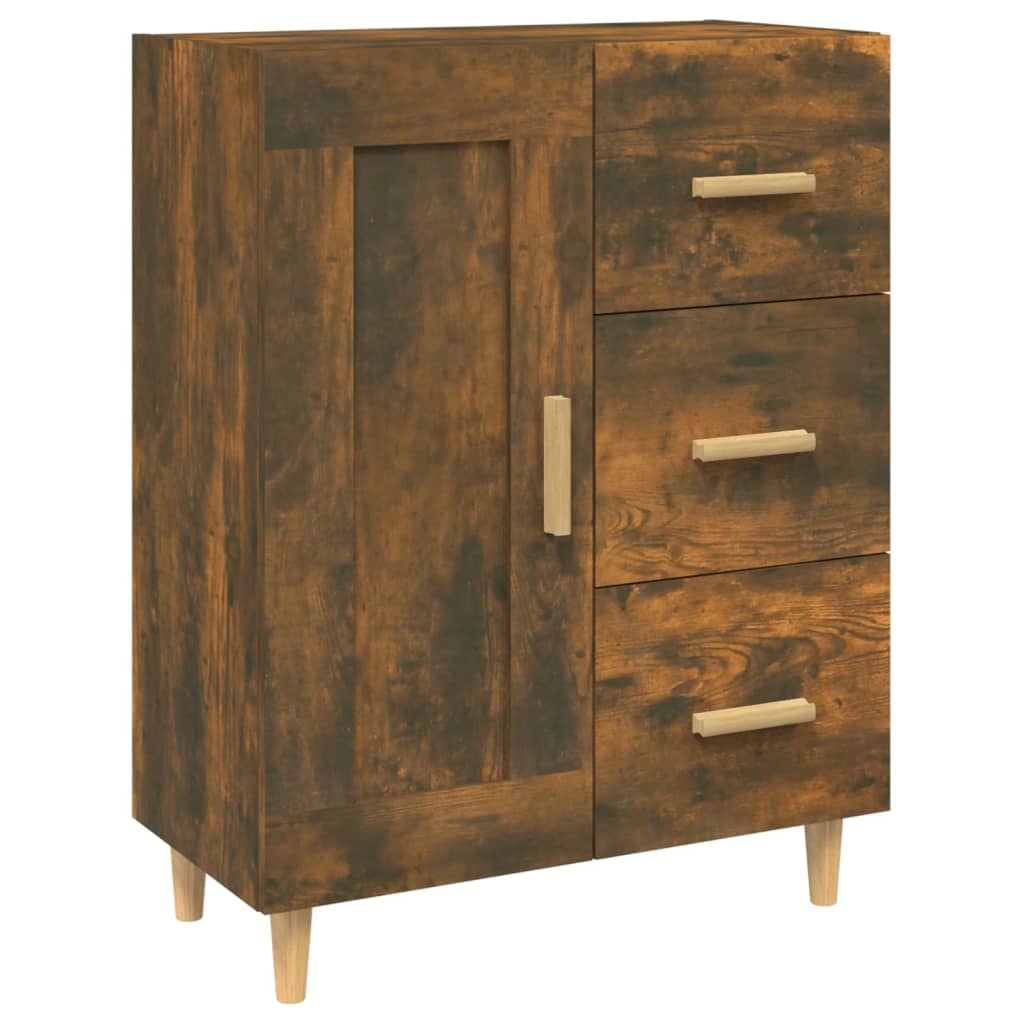 Skjenk røkt eik 69,5x34x90 cm konstruert tre