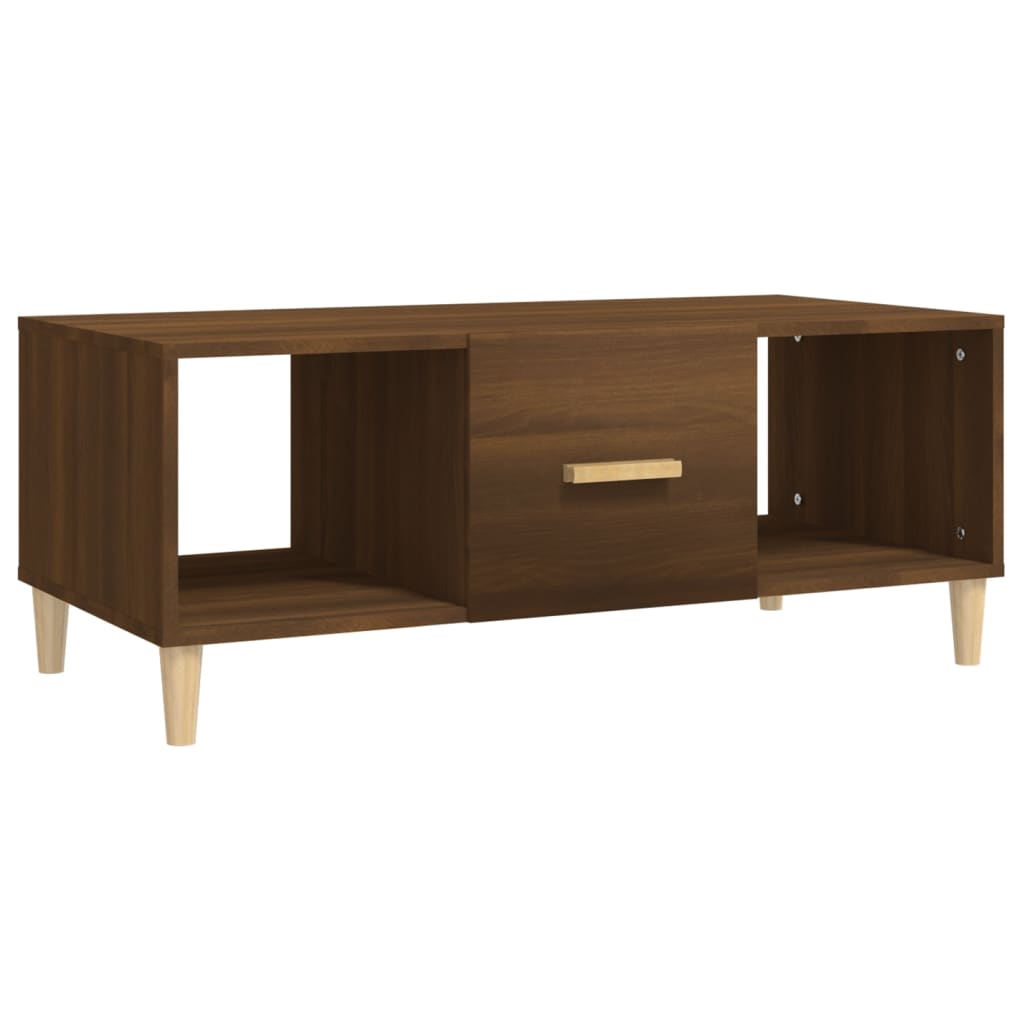 Salongbord sonoma eik 102x50x40 cm konstruert tre