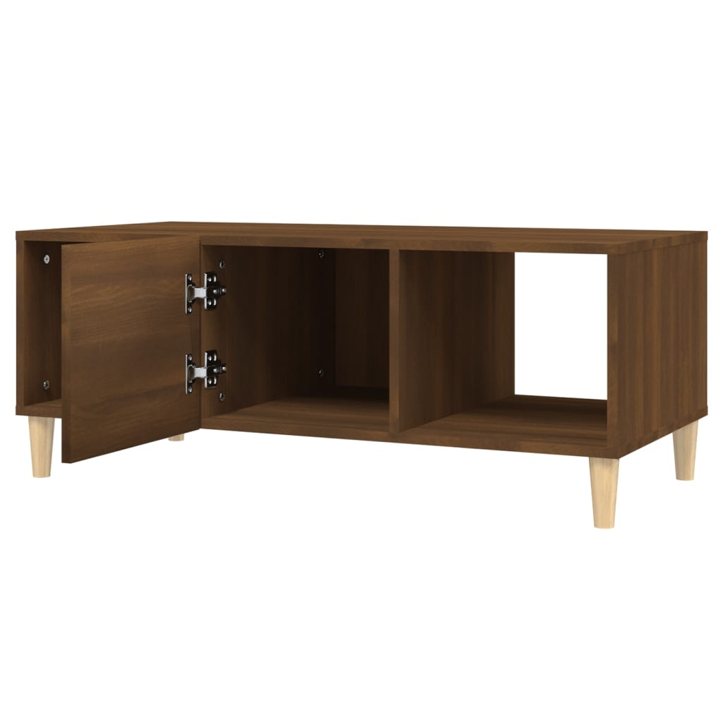 Salongbord sonoma eik 102x50x40 cm konstruert tre