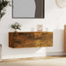 Veggskap røkt eik 100x36,5x35 cm konstruert tre