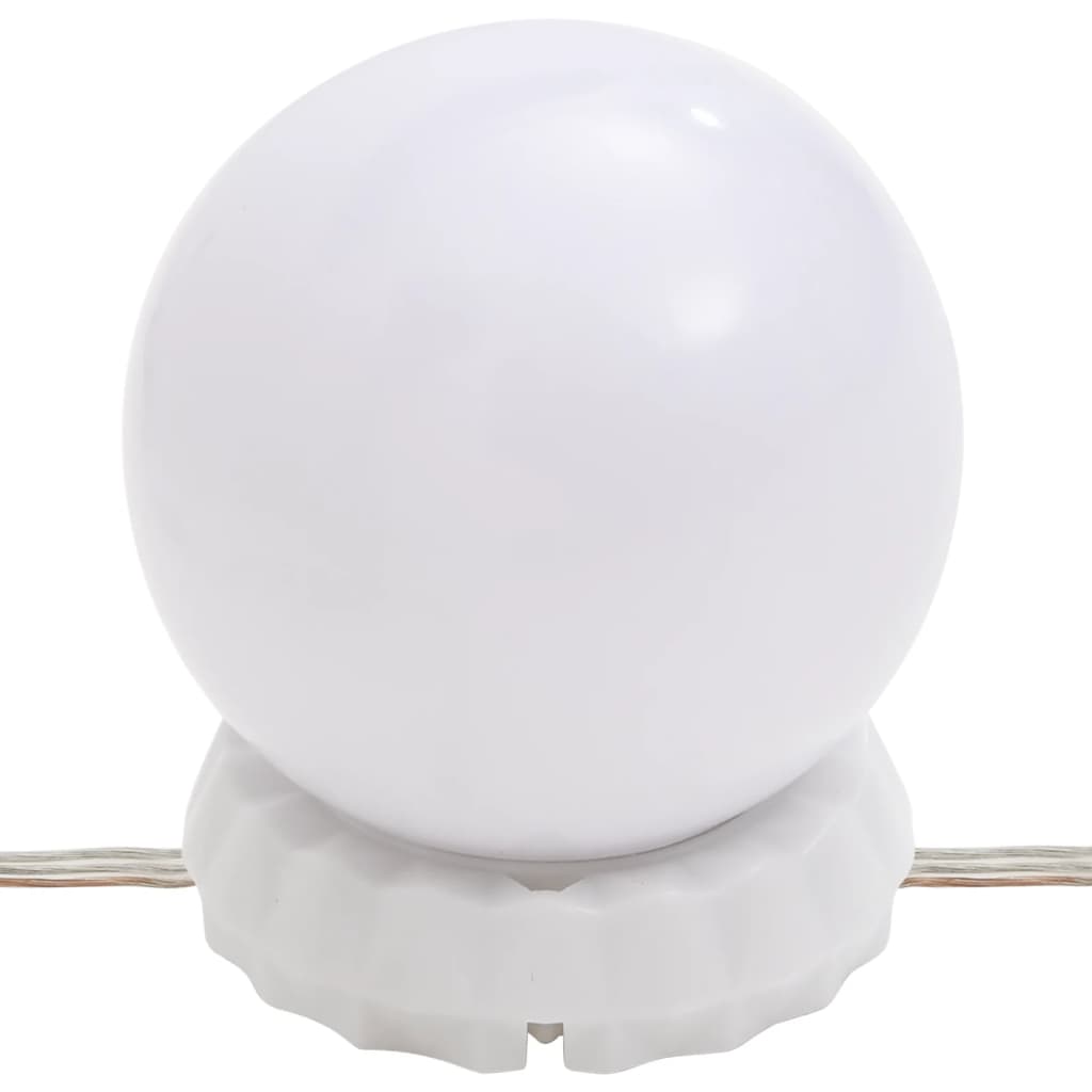 Speilskap med LED brun eik 90x31,5x62 cm