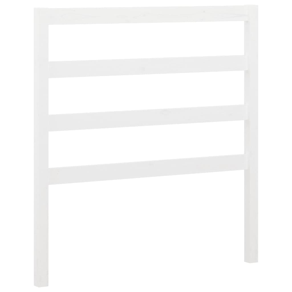 Uttrekkbar dagseng hvit 2x(90x200) cm heltre furu