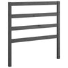 Uttrekkbar dagseng grå 2x(90x200) cm heltre furu