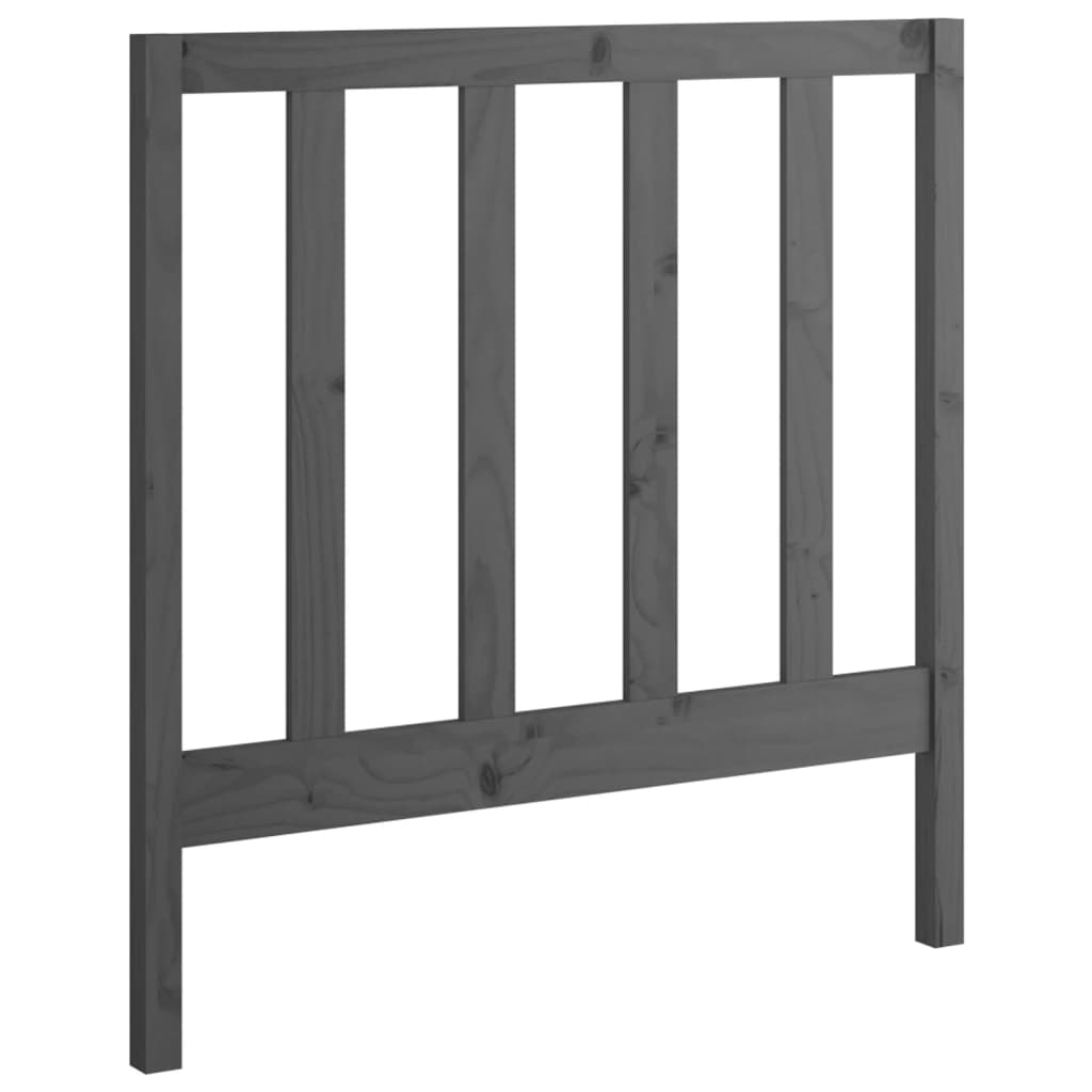 Uttrekkbar dagseng grå 2x(90x200) cm heltre furu