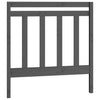 Uttrekkbar dagseng grå 2x(90x200) cm heltre furu
