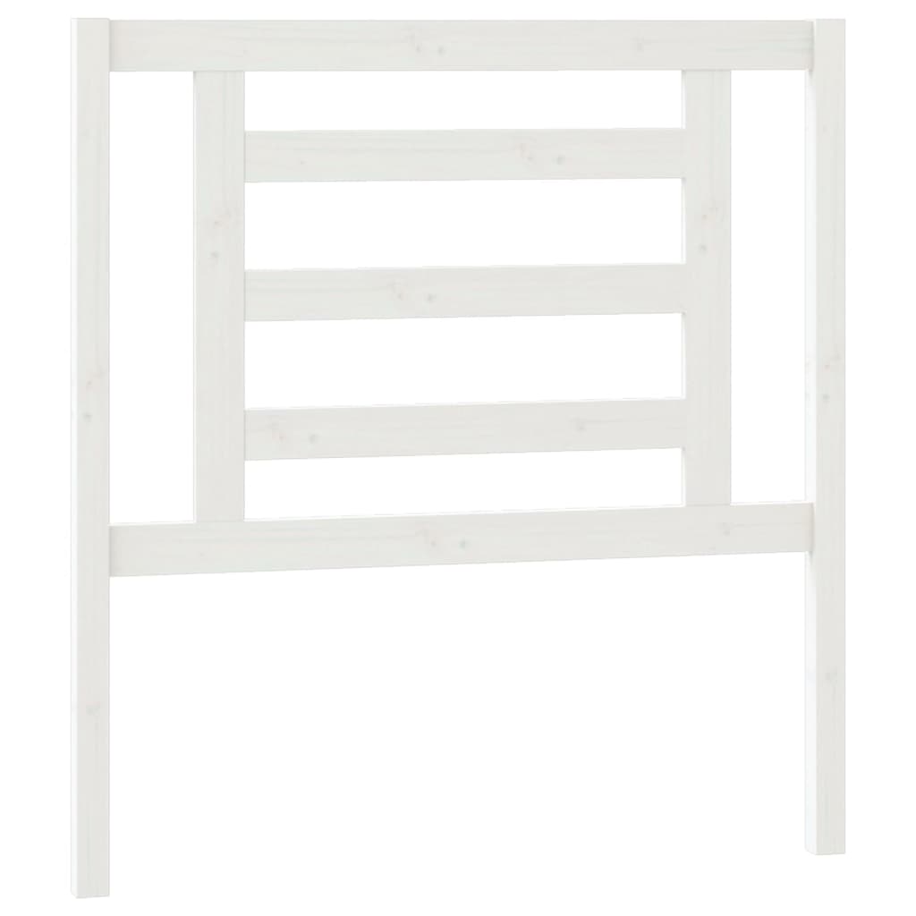 Uttrekkbar dagseng hvit 2x(90x200) cm heltre furu