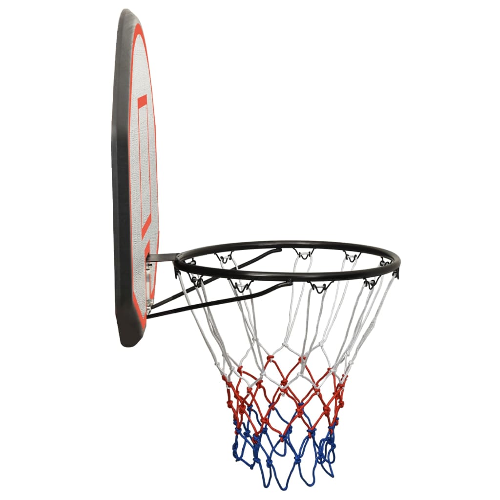 Basketballplate svart 90x60x2 cm polyeten