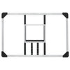 Basketballplate gjennomsiktig 90x60x2,5 cm polyeten