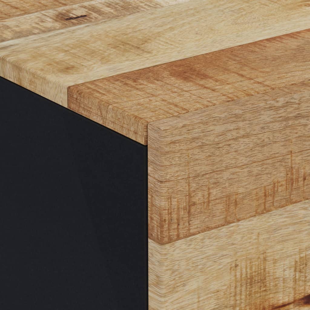 Nattbord 2 stk 40x33x46 cm heltre mango