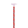 Båttau rød 6 mm 25 m polypropylen