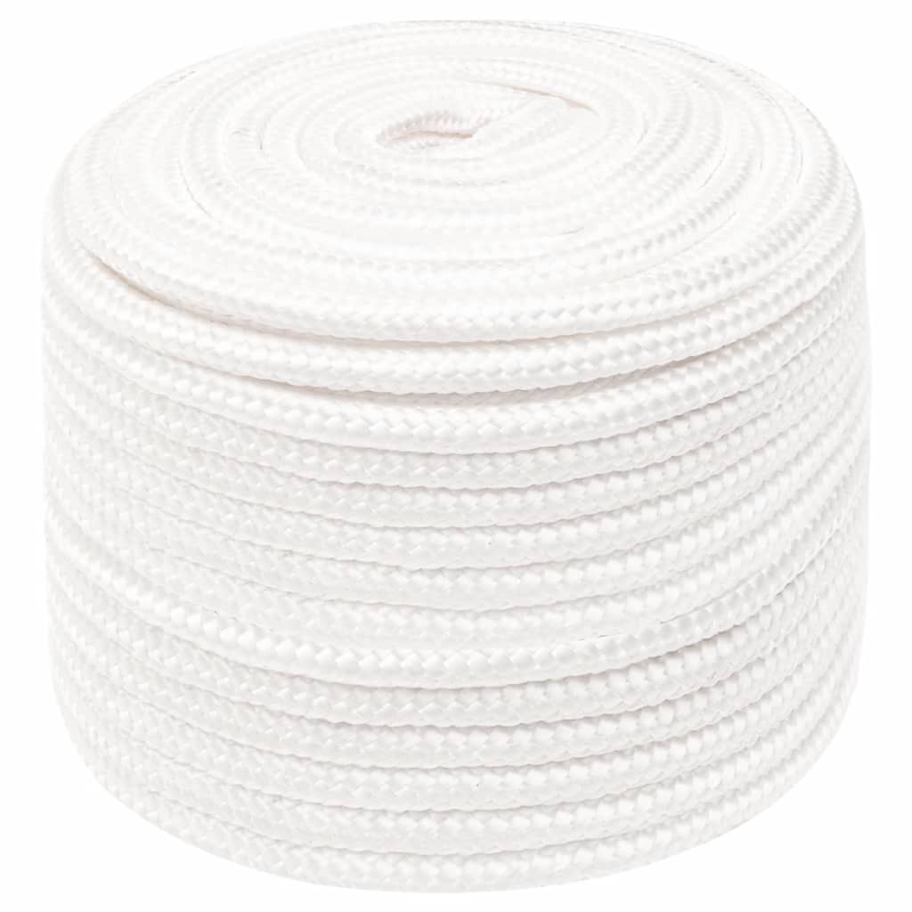 Båttau helhvit 12 mm 250 m polypropylen