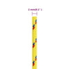 Båttau gul 2 mm 25 m polypropylen
