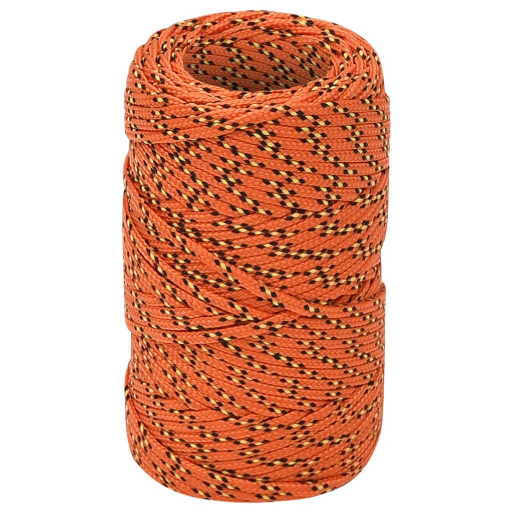 Båttau oransje 20 mm 25 m polypropylen