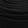 Arbeidstau svart 6 mm 25 m polyester