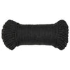 Arbeidstau svart 8 mm 50 m polypropylen