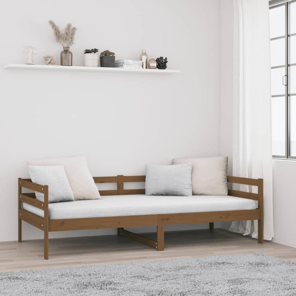 Dagseng honningbrun 90x190 cm heltre furu