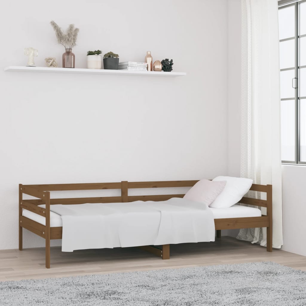Dagseng honningbrun 90x190 cm heltre furu