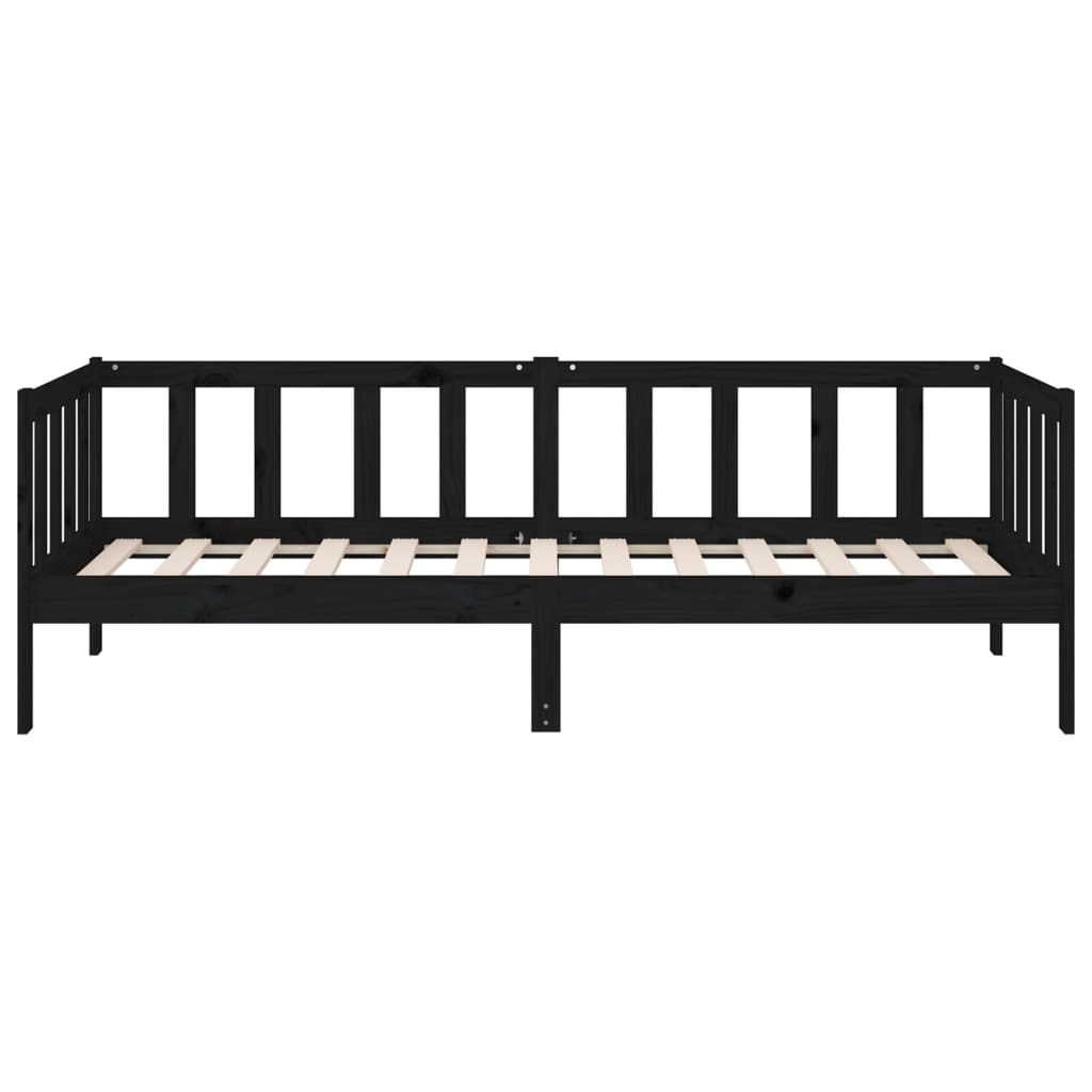 Dagseng svart 90x190 cm heltre furu