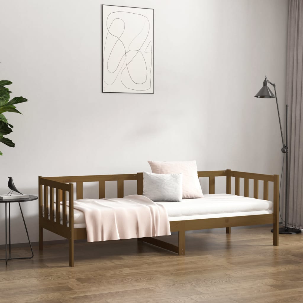 Dagseng honningbrun 80x200 cm heltre furu