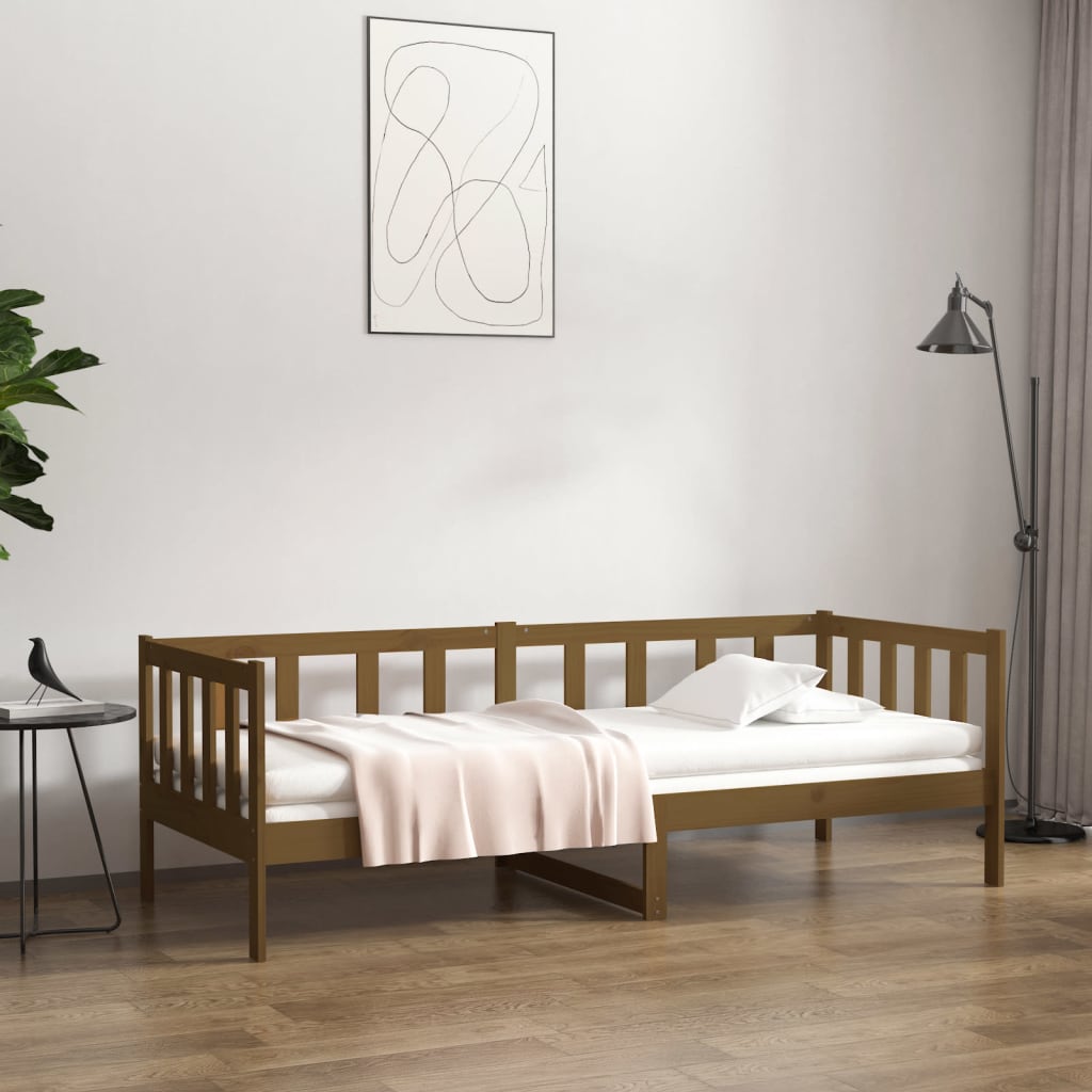 Dagseng honningbrun 80x200 cm heltre furu