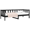 Dagseng svart 80x200 cm heltre furu