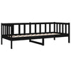 Dagseng svart 80x200 cm heltre furu