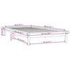 Sengeramme hvit 90x200 cm heltre furu