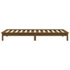 Sengeramme honningbrun 90x200 cm heltre furu