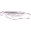 Sengeramme honningbrun 90x200 cm heltre furu